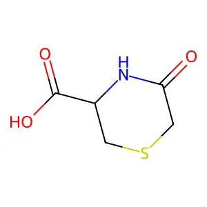 (3R)-5-oxothiomorpholine-3-carboxylic acid structure