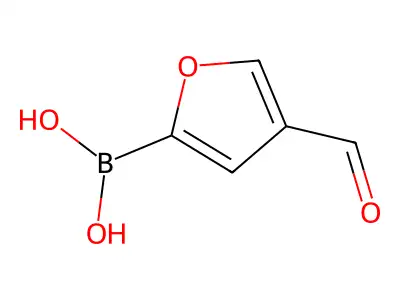 4-Formylfuran-2-boronic acid structure