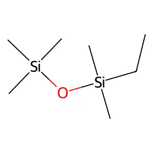 Disiloxane, ethylpentamethyl- structure