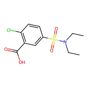 Ethyl 4-[[(4-methylphenyl)sulfonyl](2-oxiranylmethyl)amino]benzoate structure