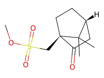 Methyl (7,7-dimethyl-2-oxobicyclo[2.2.1]heptan-1-yl)methanesulfonate structure