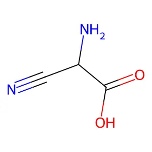 alpha-Cyanoglycine structure