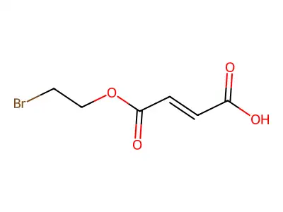 4-(2-Bromoethoxy)-4-oxobut-2-enoic acid structure