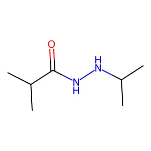 Isobutyric acid, 2-isopropylhydrazide structure