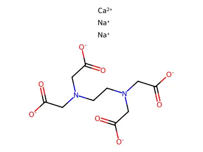 鈉鈣乙二胺四乙酸 structure