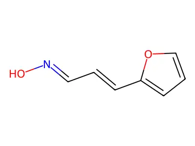 3-(2-Furyl) 2-propene aldoxime structure