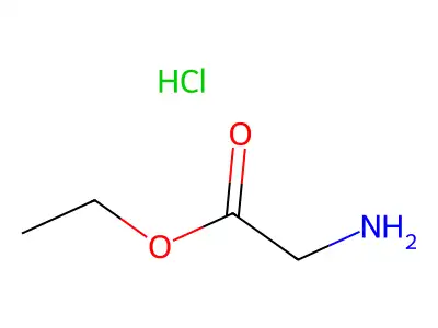 氨基乙酸乙酯盐酸盐 structure