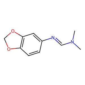 Formamidine, N'-(1,3-benzodioxol-5-YL)-N,N-dimethyl- structure