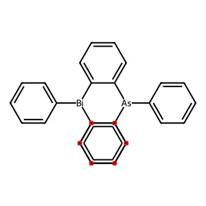 (2-(Diphenylbismuthino)phenyl)(diphenyl)arsine structure