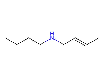 2-Buten-1-amine, N-butyl-, (E)- structure