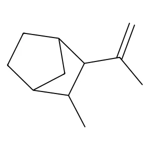 Bicyclo[2.2.1]heptane, 2-methyl-3-(1-methylethenyl)- structure