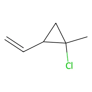 1-Chloro-2-ethenyl-1-methylcyclopropane structure