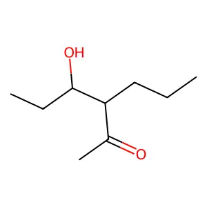 4-Hydroxy-3-propyl-2-hexanone structure