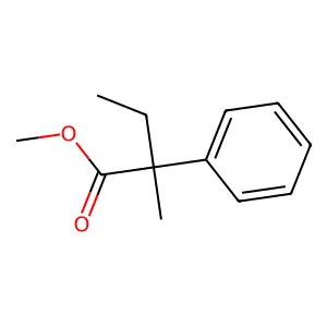 Methyl 2-methyl-2-phenylbutanoate structure