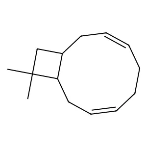 11,11-Dimethylbicyclo[8.2.0]dodeca-3,7-diene structure