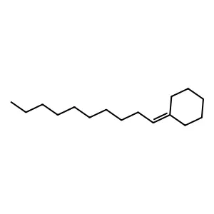 Decylidenecyclohexane structure