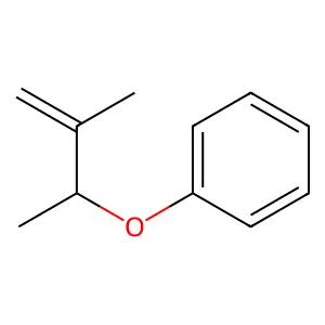 Benzene, [(1,2-dimethyl-2-propenyl)oxy]- structure