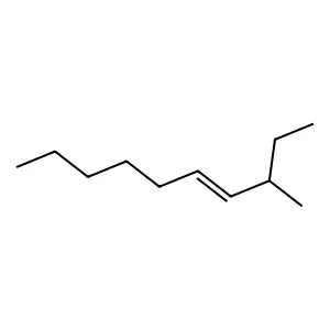 3-Methyldec-4-ene structure
