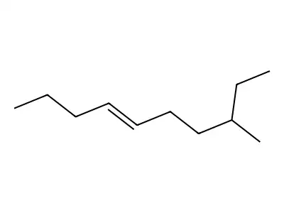 4-Decene, 8-methyl-, (E)- structure