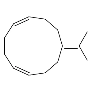9-(1-Methylethylidene)-1,5-cycloundecadiene structure