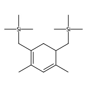 Silane, ((4,6-dimethyl-1,3-phenylene)bis(methylene))bis(trimethyl- structure