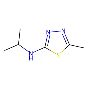 5-Methyl-N-(propan-2-yl)-1,3,4-thiadiazol-2-amine structure