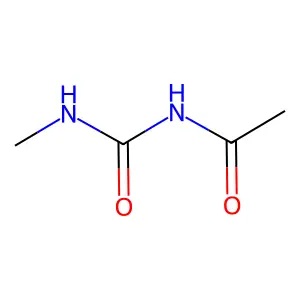 Acetamide, N-[(methylamino)carbonyl]- structure
