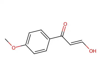 3-Hydroxy-1-(4-methoxyphenyl)prop-2-en-1-one structure