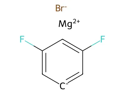 3,5-Difluorophenylmagnesium bromide structure