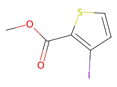 Methyl 3-iodothiophene-2-carboxylate structure