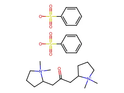 Cuscohygrine bis(methyl benzenesulfonate) structure