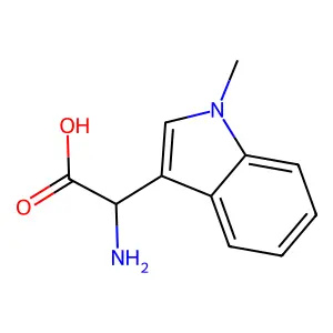 (S)-Amino-(1-methyl-1H-indol-3-yl)-acetic acid structure