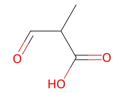 2-甲基-3-氧代丙酸 structure