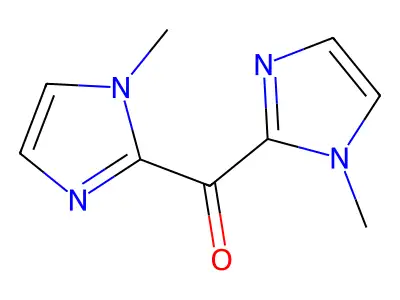 1-methyl-2-(1-methyl-1H-imidazole-2-carbonyl)-1H-imidazole structure