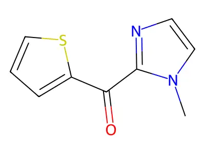 1-methyl-2-(thiophene-2-carbonyl)-1H-imidazole structure