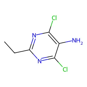 4,6-Dichloro-2-ethylpyrimidin-5-amine structure