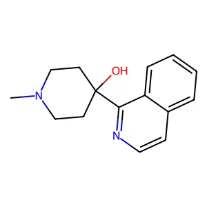 4-(Isoquinolin-1-yl)-1-methylpiperidin-4-ol structure