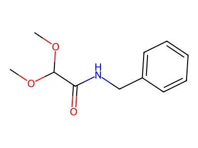 Acetamide, 2,2-dimethoxy-N-(phenylmethyl)- structure