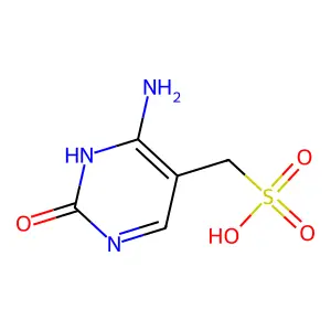 (6-Amino-2-oxo-1,2-dihydropyrimidin-5-yl)methanesulfonic acid structure