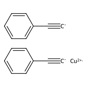 Bis(phenylethynyl)copper structure