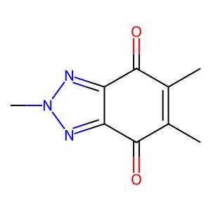2,5,6-Trimethylbenzotriazole-4,7-dione structure