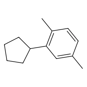 2-Cyclopentyl-1,4-dimethylbenzene structure