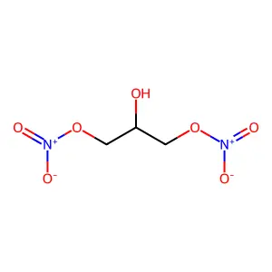 1,3-Glyceryl dinitrate structure