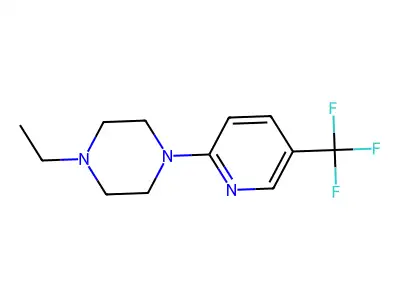1-Ethyl-4-[5-(trifluoromethyl)pyridin-2-yl]piperazine structure