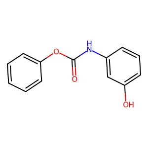 Phenyl (3-hydroxyphenyl)carbamate structure