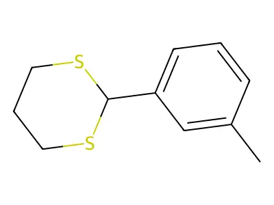 2-(3-Methylphenyl)-1,3-dithiane structure