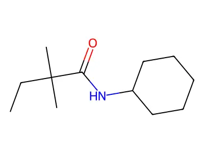 Butanamide, N-cyclohexyl-2,2-dimethyl- structure