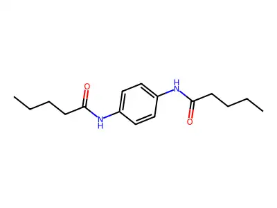 Pentanamide, N,N'-1,4-phenylenebis- structure