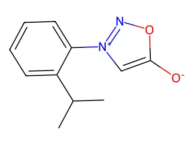 3-(2-Isopropylphenyl)-1,2,3-oxadiazol-3-ium-5-olate structure