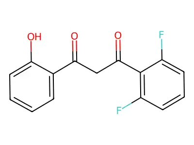 1-(2,6-Difluorophenyl)-3-(2-hydroxyphenyl)propane-1,3-dione structure